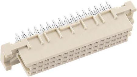 09232486850 HARTING 48 Way 2.54mm Pitch, Type 2C Class C2, 3 Row, Straight DIN 41612 Connector, Socket