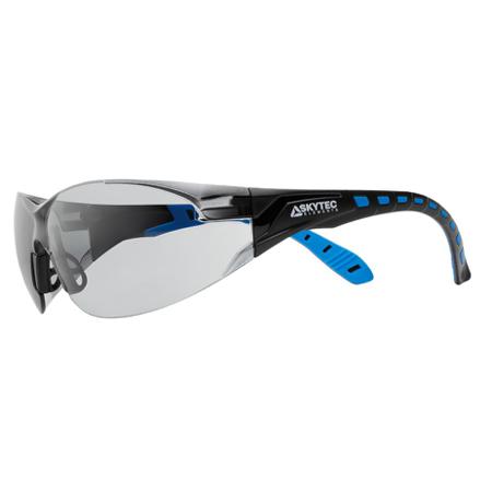 EME00015SR Skytec EME15 Anti-Mist UV Safety Spectacles, Grey Polycarbonate Lens