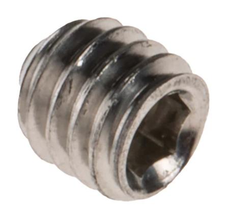 137-742 Plain Stainless Steel Hex Socket Set M4 x 4mm Grub Screw