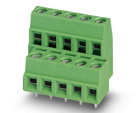 1726163 Phoenix Contact MKKDSN 1.5/ 4-5.08 Series PCB Terminal Block, 8-Contact, 5.08mm Pitch, Through Hole Mount, 2-Row, Screw