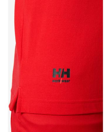 79167_220-XS Helly Hansen Classic Red 100% Cotton Polo Shirt, UK- XS, EUR- XS