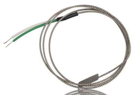 268-4490 RS PRO Type K Leaf Thermocouple 1m Length, 13mm Diameter, -60°C → +350°C