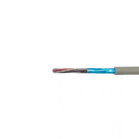 B954022-GE321 Alpha Wire 2 Core PRO-TEKT™ Screened Grey PVC Industrial Cable, 0.35 mm² CSA 50m