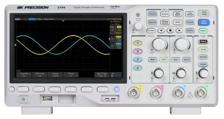 BK2194 BK Precision  2194 Series, 100MHz Bench Oscilloscope, 4 Analogue Channels - UKAS Calibrated