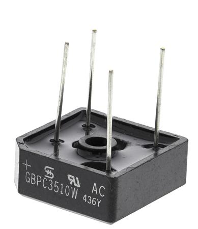 GBPC3510W T0 Taiwan Semiconductor Bridge Rectifier, 35A, 1000V, 4-Pin