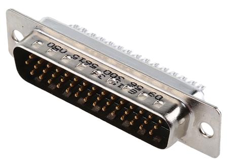 09563005615050 HARTING 44 Way Cable Mount D-sub Connector Plug, 2.29mm Pitch
