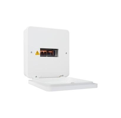 EZ9E4MCU Schneider Electric 4 Way Metal Consumer Unit, 100A, IP3x (with cover), IPxx D (on top) EZ9E4