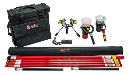 Solo823 No Climb Solo Series Smoke and Heat Detector Kit, 9m Reach, Battery-Powered, Cordless