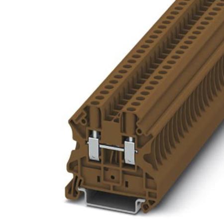 3045224 Phoenix Contact  UT 4 BN Series Brown, 4mm², Single-Level, Screw Termination