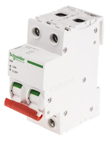SEA91252 Schneider Electric 2P Switch Disconnector Circuit Trip for use with Acti 9 Isobar A type Distribution Boards