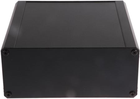 188-1264 RS PRO Extruded Aluminium Heat Sink Case, IP40, 200 x 200 x 86mm Black