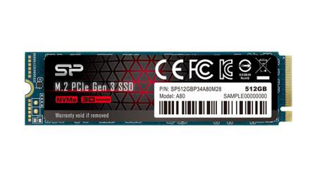 SP512GBP34A80M28 Silicon Power  M.2 (2280) 512 GB Internal SSD