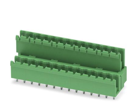 1846056 Phoenix Contact, 5.0mm Pitch, MDSTBV 2.5/14-G, 14 Way, Pluggable Terminal Block, Header, Solder Termination,