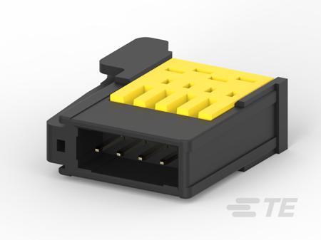 1473562-4 TE Connectivity RITS Series Cable PCB Header, 4 Contact(s), 2 mm Pitch, 1 Row, Shrouded