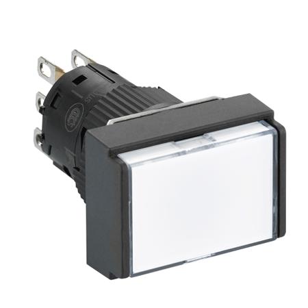 XB6EDW1B1P Schneider Electric XB6 Illuminated White Push Button SPDT-NO/NC Spring Return