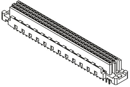 09037646825 HARTING 09 03 64 Way 2.54mm Pitch, Type C Class C2, 3 Row, Straight DIN 41612 Connector, Socket