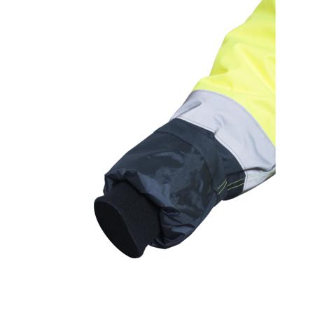 HVFLAYXXL Active Gear HVFLAY Navy/Yellow Unisex Hi Vis Jacket, XXL