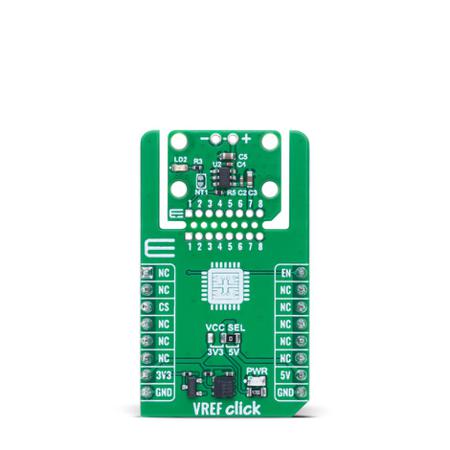MIKROE-6593 MikroElektronika VREF Click Power Supply for CMOS Voltage Reference for MikroBus