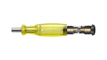 PB 6464.YELLOW PB SWISS TOOLS Phillips, Slotted, Torx 9 Pieces, Phillips, Slotted, Torx