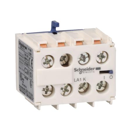 LA1KN13 Schneider Electric Auxiliary Contact, 4 Contact, 1NO + 3NC, Front Mount LA1K