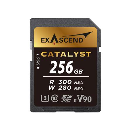 EX256GSDU2 Exascend 256 GB SDXC SD Card, Class 10, UHS-II (U3), V90