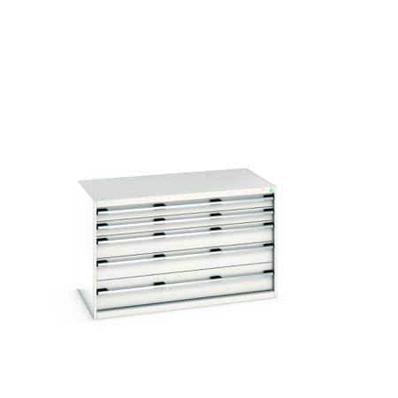 40030007-16V Bott 5 Cabinet, Steel, 800mm x 750mm x 1300mm, Light Grey