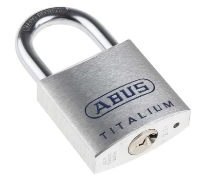 80TI-45-KA8011 Abus 45mm Titalium Key Weatherproof Padlock