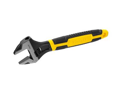 0-90-950 Stanley Adjustable Wrench, 350 mm Overall, Straight Handle