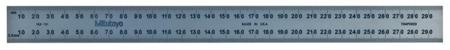 182-131 Mitutoyo 300mm Steel Metric Ruler, With UKAS Calibration