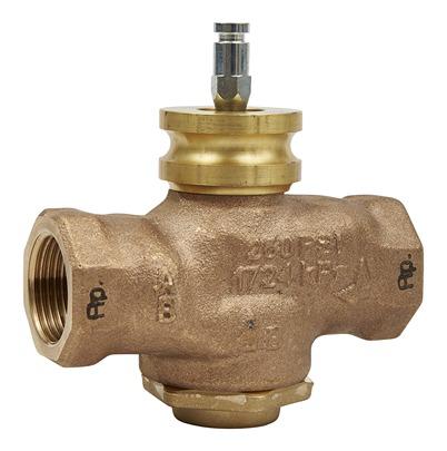 VG210R-25B Schneider Electric Bronze Globe Valve , 1 in Rp Female 399.9 kPa