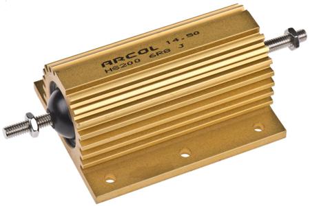 HS200 6R8 J Arcol, 6.8Ω 200W Wire Wound Chassis Mount Resistor  ±5%