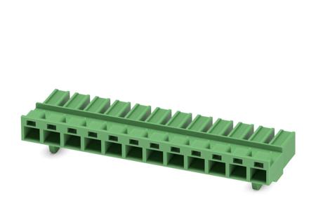 1840094 Phoenix Contact, 7.62mm Pitch, PCC 4/12-ST-7.62, 12 Way, Pluggable Terminal Block, Plug, Screw Termination,