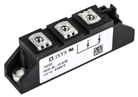 MDD26-12N1B IXYS 1200 V 36 A Diode General Purpose 3-Pin TO-240