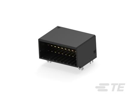 1376137-1 TE Connectivity Dynamic 2000 Series Horizontal Board PCB Header, 20 Contact(s), 2.5 mm Pitch, 2 Row, Shrouded