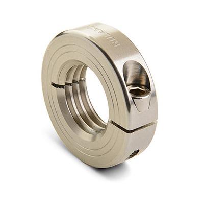MTCL-12-1-75-SS Ruland Collar, One Piece, Clamp Screw, Bore 12mm, OD 28mm, W 11mm, Stainless Steel