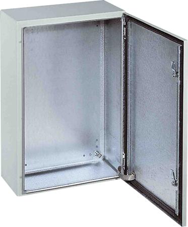 NSYS3HF8630P Schneider Electric PanelSeT S3HF Series Zinc Plated Steel Wall Box, IP55, 800 mm x 600 mm x 300mm