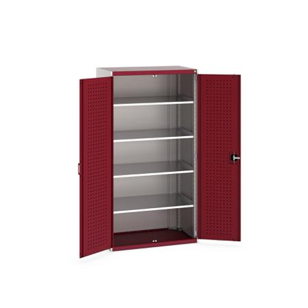 40021101-24V Bott 2 Door Sheet Steel Floor Standing Cupboard, 1050 X 650 X 2000mm