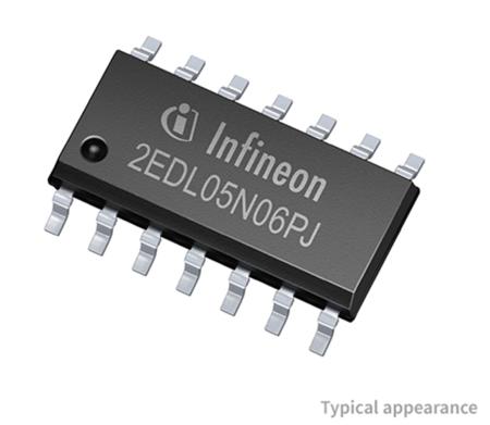 2EDL05N06PJXUMA1 Infineon  Dual Galvanic Isolated MOSFET Power Driver, 0.36A, 10 → 17.5 V 14-Pin, DSO