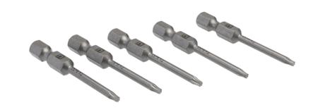 1212570 Phoenix Contact Torx Screwdriver Bit, T8 Tip, 50 mm Drive, Torx Drive, 50 mm Overall