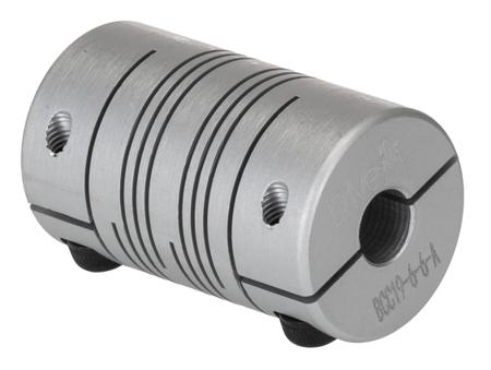 132-168 RS PRO Beam Coupling, 19.05mm Outside Diameter, 6mm Bore, 31.75mm Length Flexible Beam Coupling