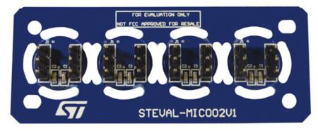 STEVAL-MIC002V1 STMicroelectronics Microphone Coupon Board Microphone Sensor Daughter Board for MP34DT06J X-NUCLEO-CCA 02M1