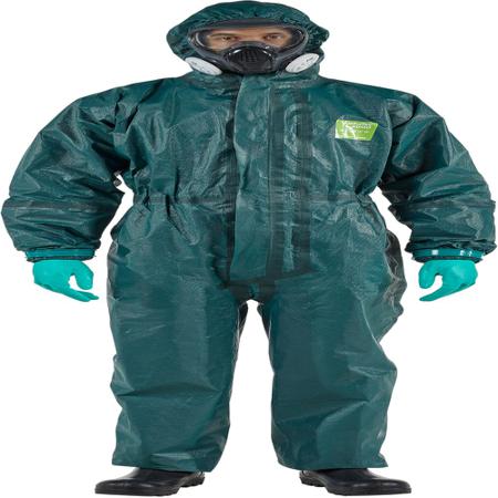 GR40T-00111-05 Ansell Green Coverall, EN 1073-2, EN 1149-5, EN 14126, XL