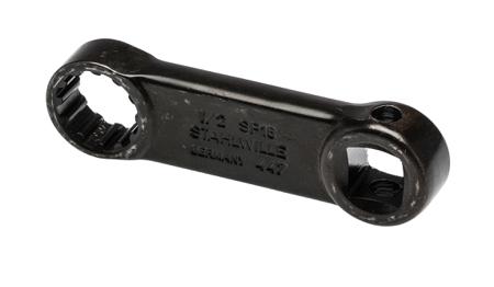 02480032 STAHLWILLE 447A series Series Square Spline Drive Adaptor, 50.8 mm, 19 x 9.2 / 19 x 11mm Insert, Gunmetal Finish