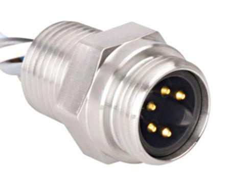 P-RSFV-56-EX-0-3-14-5-NPT Turck P-RSFV Series, 5 Pole Panel Mount Connector Socket, IP67, Male Contacts, Threaded Mating