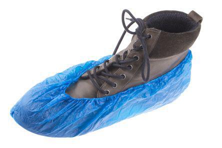 918-6096 Universal Blue Disposable Shoe Cover For Use In Food, Industrial