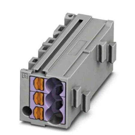 3270425 Phoenix Contact PTMC Series PTMC 1,5-3 /VT Pluggable Terminal Block, 17.5A, 14 → 26 AWG Wire, Push In Termination