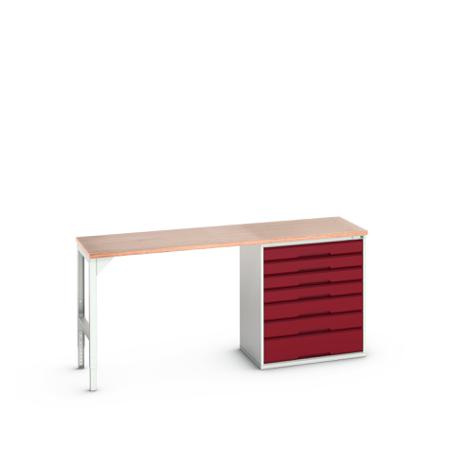 16921954-24 Bott Steel Workbench, 300kg Max Load, 930mm x 600mm x 2000mm