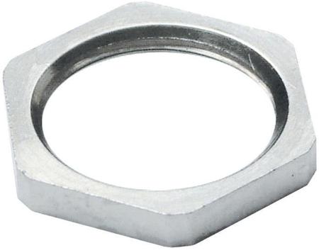 D4007104 SIB Nickel Plated Brass Cable Gland Locknut, PG07 Thread