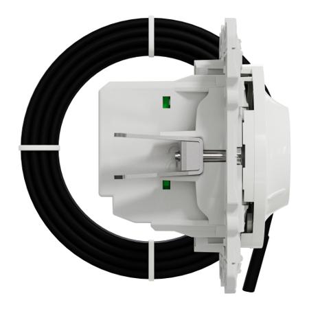S520507 Schneider Electric White, 1 Gang, Odace