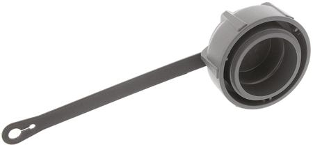 PXP7082 Bulgin Buccaneer 7000 Female Dust Cap IP68, IP69K Rated, Thermoplastic